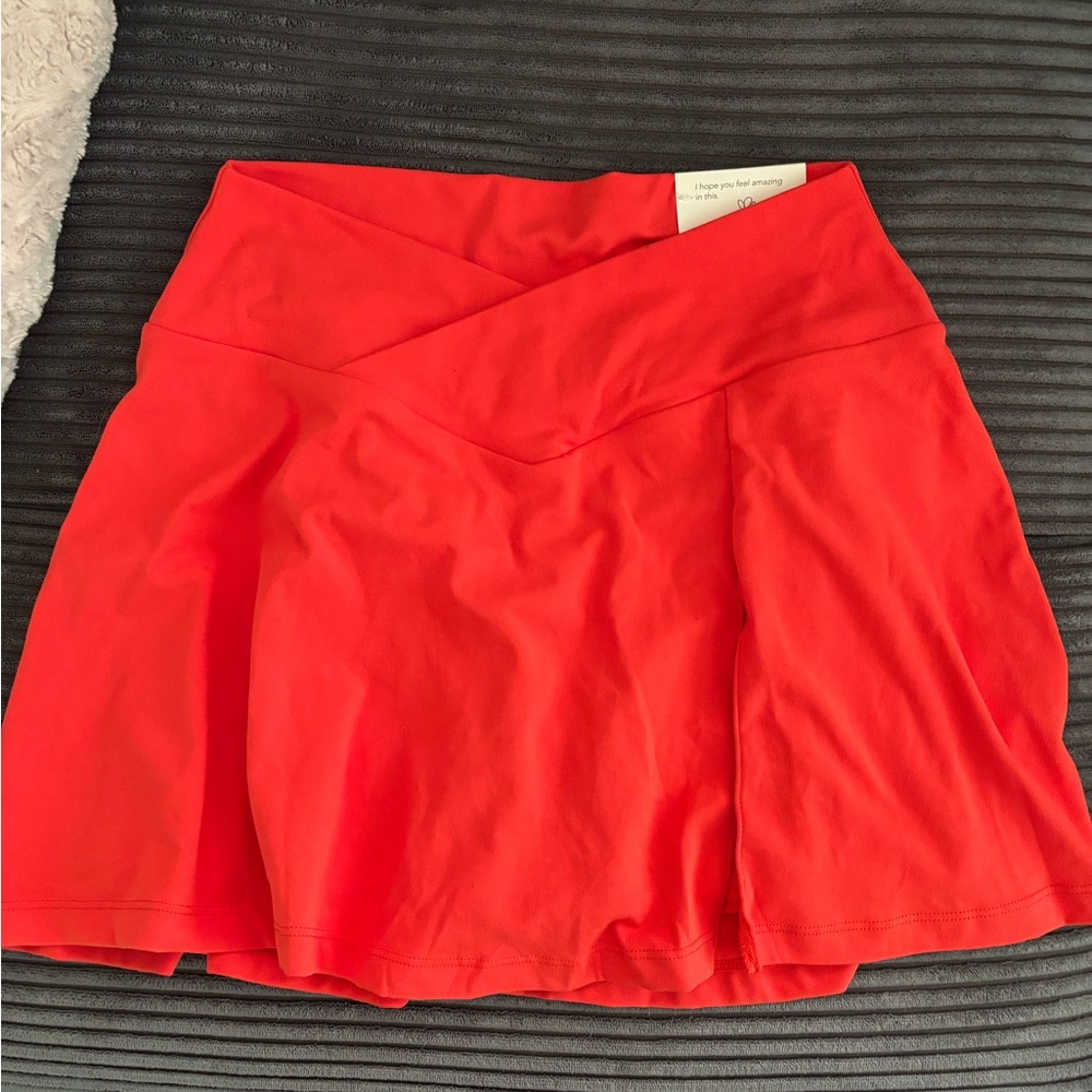 Blogilates Vibrant Red Skirt